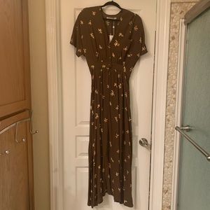 Christy Dawn Brown Floral Dress